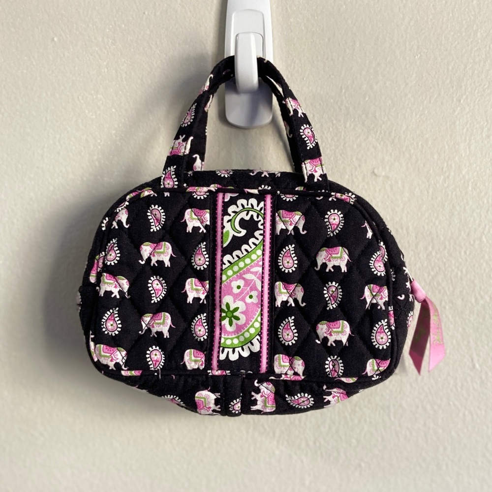 VERA BRADLEY Pink Elephant Mini Purse